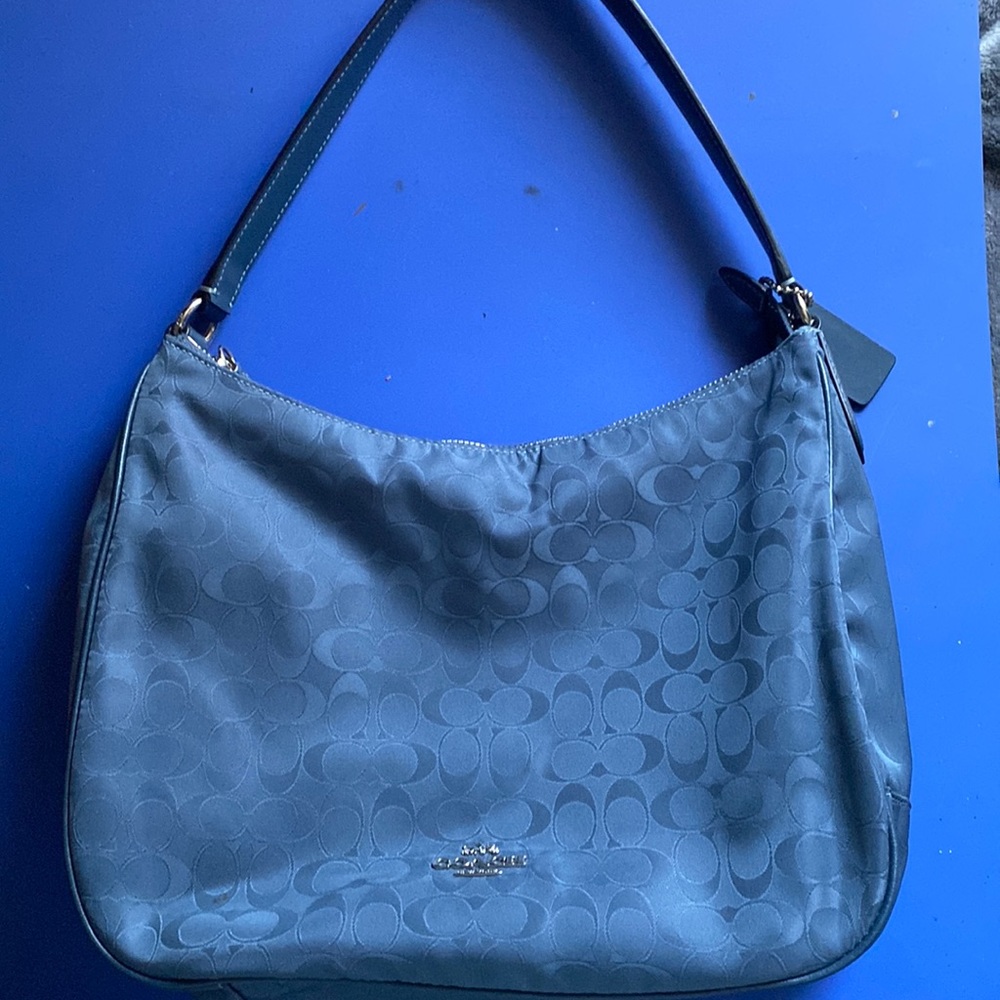Coach shoulder bag with Signature print